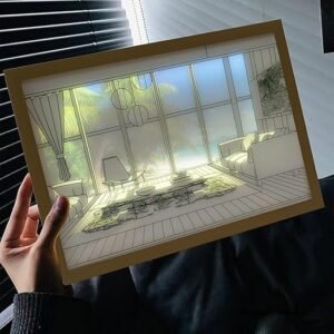 3D LED Painting Photo Frame Decorative LED Art Frame with Illuminated Painting Effect Wall Decor Light Frame for Bedroom Living Room - Image 6