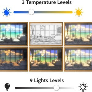 3D LED Painting Photo Frame Decorative LED Art Frame with Illuminated Painting Effect Wall Decor Light Frame for Bedroom Living Room - Image 7