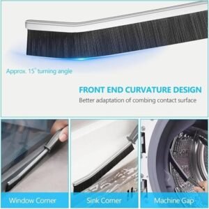 Gap Cleaning Brush Narrow Gap Cleaning Tool for Window Tracks Door Rails Corners and Hard to Reach Spaces - Image 5