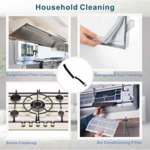 Gap Cleaning Brush Narrow Gap Cleaning Tool for Window Tracks Door Rails Corners and Hard to Reach Spaces - Image 6