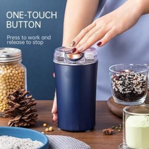 Electric Coffee Grinder Stainless Steel Coffee Bean Grinder Machine for Grinding Coffee Beans Spices and Nuts - Image 4