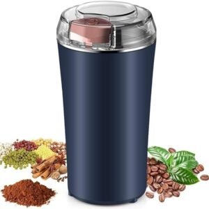 Electric Coffee Grinder Stainless Steel Coffee Bean Grinder Machine for Grinding Coffee Beans Spices and Nuts - Image 1