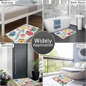 3D Bathroom Mat Anti Slip Bath Mat Soft Absorbent Bathroom Floor Mat with 3D Design for Bathroom Safety - Image 5