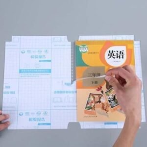 Book Cover Transparent Protective Book Cover for School Books Notebooks and Documents - Image 2