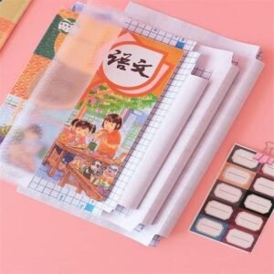 Book Cover Transparent Protective Book Cover for School Books Notebooks and Documents - Image 4