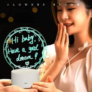 Acrylic Message Board LED Light Up Writing Board Reusable Message Display Board for Notes and Decoration - Image 5