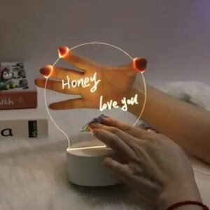 Acrylic Message Board LED Light Up Writing Board Reusable Message Display Board for Notes and Decoration - Image 7