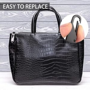 Metal Pull Replacement Zipper Black Metal Zipper Pull Tab Replacement for Bags Jackets Luggage Repair - Image 3