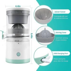 Electric Citrus Juicer Automatic Orange Lemon Juicer Machine for Fresh Juice Extraction Kitchen Fruit Juicing Appliance - Image 2