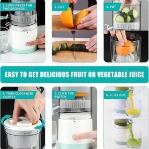 Electric Citrus Juicer Automatic Orange Lemon Juicer Machine for Fresh Juice Extraction Kitchen Fruit Juicing Appliance - Image 3