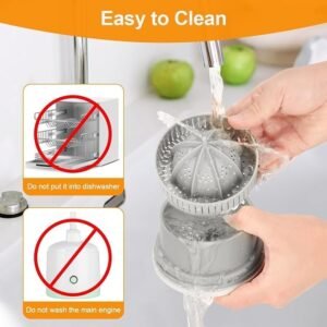 Electric Citrus Juicer Automatic Orange Lemon Juicer Machine for Fresh Juice Extraction Kitchen Fruit Juicing Appliance - Image 6