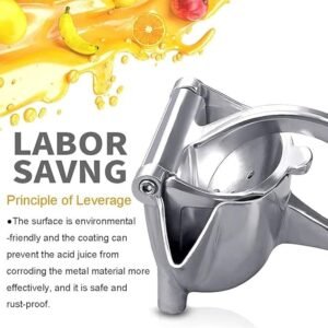 Aluminium Fruit Press Juicer Manual Hand Press Citrus Juicer for Lemon Orange Fruit Juice Extraction Kitchen Tool - Image 2