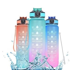 Timer Motivational Water Bottle Time Marker Water Bottle Leak Proof Drinking Bottle for Hydration Tracking Fitness and Outdoor Use - Image 3
