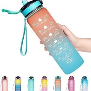 Timer Motivational Water Bottle Time Marker Water Bottle Leak Proof Drinking Bottle for Hydration Tracking Fitness and Outdoor Use - Image 7