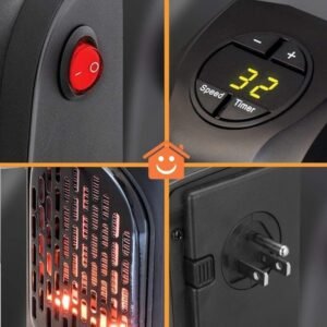 Room Heater Portable Electric Heater for Home Office Indoor Heating Personal Space Heater - Image 6