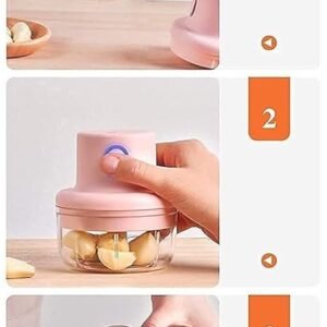 Garlic Cutter 250 ML Manual Vegetable Chopper Garlic Ginger Onion Cutter Kitchen Food Chopping Tool - Image 8