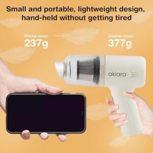 2 In 1 Vacuum Cleaner Portable Handheld Vacuum Cleaner with Blower Function for Car Interior Home Dust Cleaning - Image 6