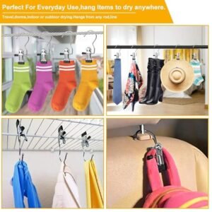 Cloth Hanger Hooks Space Saving Hanger Connector Hooks for Closet Organization Clothes Hanging Storage - Image 6