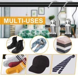 Cloth Hanger Hooks Space Saving Hanger Connector Hooks for Closet Organization Clothes Hanging Storage - Image 8