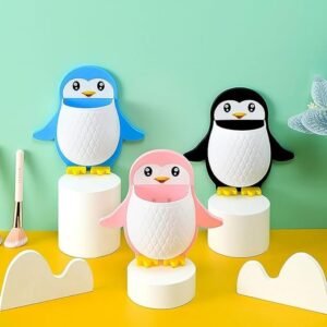Penguin Design Toothpaste Holder Automatic Toothpaste Dispenser with Toothbrush Holder for Bathroom Organization - Image 8