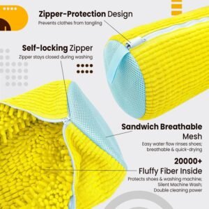 Shoe Washing Machine Bag Laundry Mesh Bag for Washing Shoes Safely in Washing Machine - Image 2