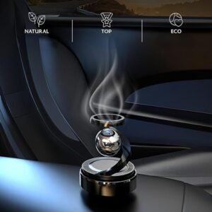 Solar Car Air Freshener Rotating Aromatherapy Diffuser with Solar Powered Fan for Car Interior Fragrance and Decoration - Image 8