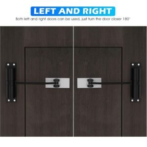 Automatic Door Closer Adjustable Spring Door Closer Device for Home Office Interior Doors Self Closing Mechanism - Image 8