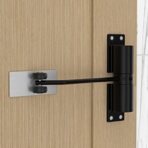 Automatic Door Closer Adjustable Spring Door Closer Device for Home Office Interior Doors Self Closing Mechanism - Image 1
