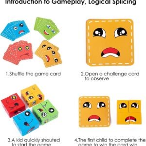 Face Change Cube Puzzle Game Educational Logic Game for Kids and Adults Brain Training Puzzle Toy - Image 4