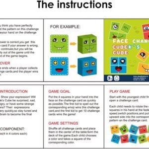 Face Change Cube Puzzle Game Educational Logic Game for Kids and Adults Brain Training Puzzle Toy - Image 6