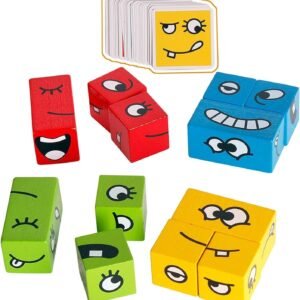 Face Change Cube Puzzle Game Educational Logic Game for Kids and Adults Brain Training Puzzle Toy - Image 1