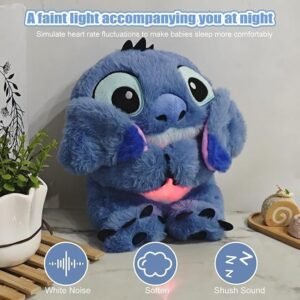 Breathing Koala Plush Toy Calming Breathing Motion Sleep Companion Toy with Soft Plush Material and Relaxing Light for Kids Bedtime Comfort - Image 4