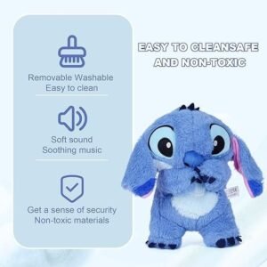 Breathing Koala Plush Toy Calming Breathing Motion Sleep Companion Toy with Soft Plush Material and Relaxing Light for Kids Bedtime Comfort - Image 7