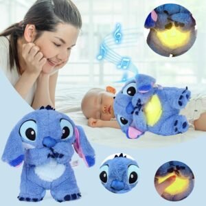 Breathing Koala Plush Toy Calming Breathing Motion Sleep Companion Toy with Soft Plush Material and Relaxing Light for Kids Bedtime Comfort - Image 9