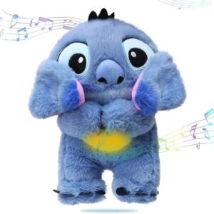Breathing Koala Plush Toy Calming Breathing Motion Sleep Companion Toy with Soft Plush Material and Relaxing Light for Kids Bedtime Comfort - Image 1