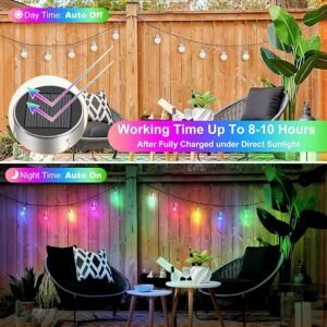Cracked Glass Solar Light Outdoor Decorative Solar Garden Lamp Waterproof Solar Powered LED Crackle Glass Light for Garden Pathway Patio Decoration - Image 3