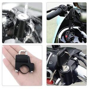 Motorcycle Helmet Lock Security Lock for Motorcycle Helmet Anti Theft Helmet Lock for Bikes Scooters and Motorcycles - Image 8