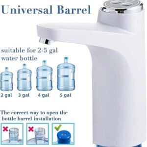 Touch Intelligent Electric Water Pump Automatic Water Dispenser Pump for Bottled Water with Touch Control Rechargeable Design - Image 3