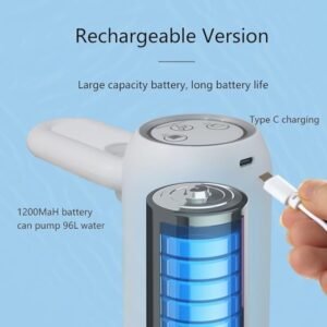 Touch Intelligent Electric Water Pump Automatic Water Dispenser Pump for Bottled Water with Touch Control Rechargeable Design - Image 9