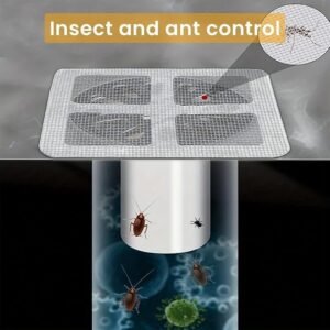 Shower Drain Mesh Sticker Disposable Hair Catcher Stickers for Bathroom Drain Hair Filter and Drain Protection - Image 6