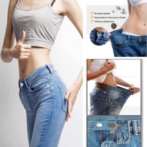 Detachable Jeans Button Adjustable Replacement Button for Jeans Pants and Denim Repair Tool No Sew Button - Image 7