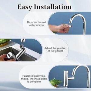 Waterfall Faucet Bathroom Sink Faucet with Waterfall Flow Design Modern Basin Faucet for Bathroom and Kitchen Sink - Image 5