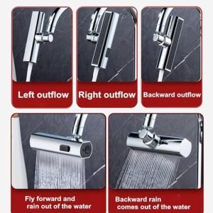 Waterfall Faucet Bathroom Sink Faucet with Waterfall Flow Design Modern Basin Faucet for Bathroom and Kitchen Sink - Image 7