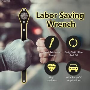 Car Jack Wrench Universal Car Tire Lug Wrench Tool for Tire Changing Emergency Vehicle Maintenance Tool - Image 5