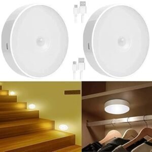 Body Induction Motion Sensor Light Wireless LED Motion Activated Light for Cabinet Closet Staircase Hallway and Indoor Lighting - Image 2