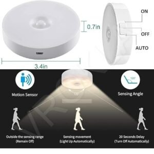 Body Induction Motion Sensor Light Wireless LED Motion Activated Light for Cabinet Closet Staircase Hallway and Indoor Lighting - Image 3