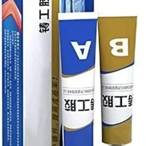 AB Metal Repair Glue 50g + 50g Two Component Metal Adhesive Epoxy Glue for Metal Repair Bonding and Industrial Fixing - Image 1
