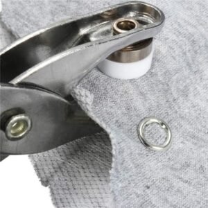 Grommet Setting Tool Eyelet Punch Tool Kit for Installing Metal Eyelets on Fabric Leather and Craft Projects - Image 9