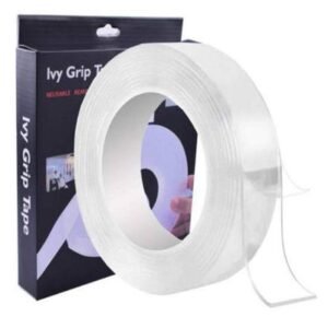 3M Ivy Grip Tape Double Sided Transparent Reusable Nano Adhesive Tape Heavy Duty Multipurpose Mounting Tape for Wall Decor Kitchen Bathroom Office - Image 1
