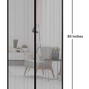 Magic Mesh Magnetic Screen Door Hands Free Magnetic Door Curtain Mesh for Insect Protection Home Entrance Door Screen - Image 2